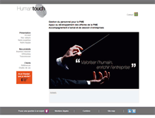 Tablet Screenshot of humantouch-consulting.com